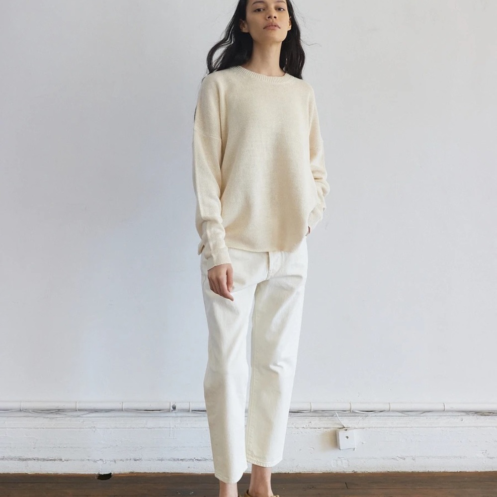 Brochu Walker Crewneck Elbow-Patch Sweater